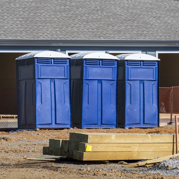 do you offer hand sanitizer dispensers inside the porta potties in Sandy Creek North Carolina